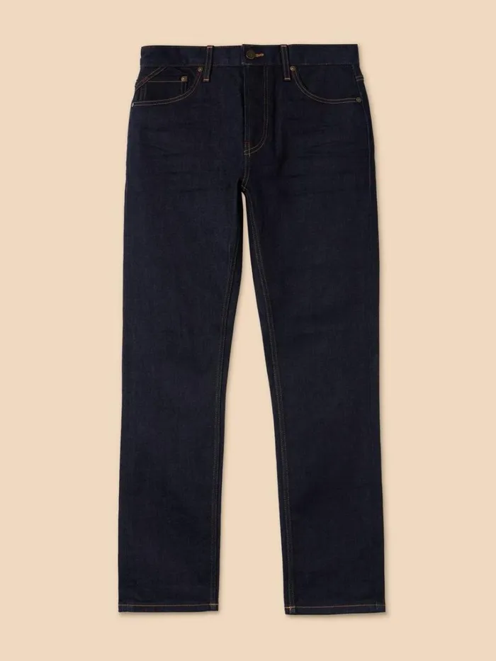 Men JEANS White Stuff Eastwood Straight Jean Dk Denim