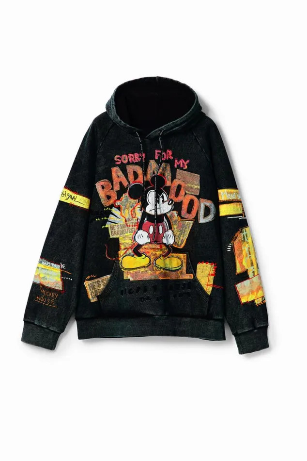 Men Jumpers And Sweatshirts Desigual Mickey Mouse Patchwork Sweatshirt