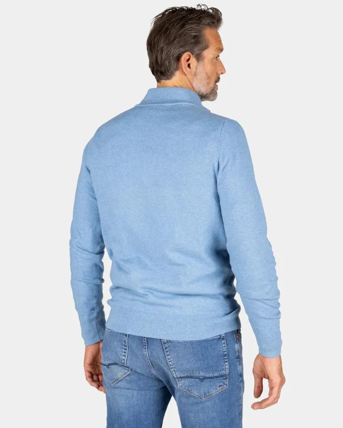 Men Knitwear NZA New Zealand Auckland Blue Pullover With Elastane 8211 Brave Blue Men Knitwear NZA New Zealand Auckland Blue Pullover With Elastane 8211 Brave Blue