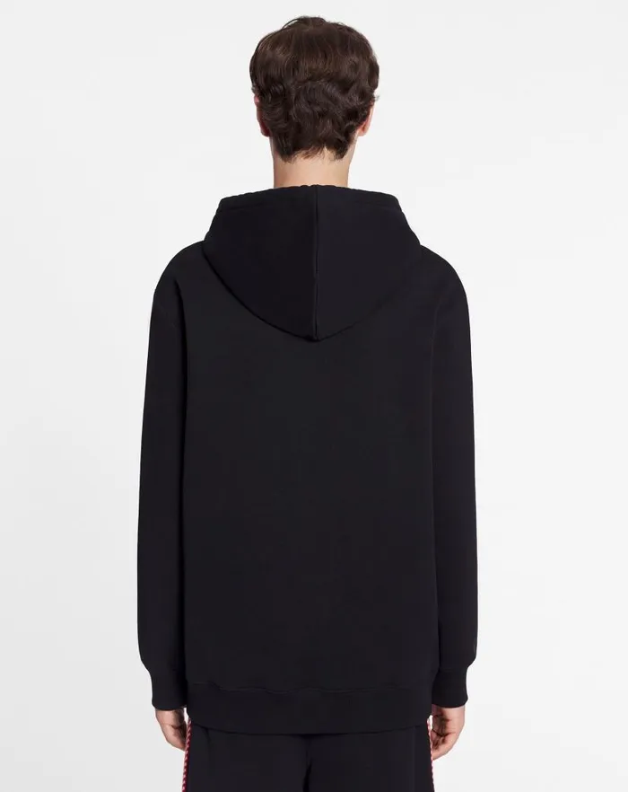 Men Lanvin Knitwear and Sweatshirts Oversized Hoodie Lanvin Curblace Black Men Lanvin Knitwear and Sweatshirts Oversized Hoodie Lanvin Curblace Black