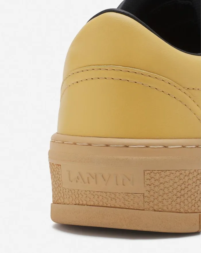 Men Lanvin Sneakers Leather Cash Sneakers Lanvin X Future For Men Bright Yellowred Men Lanvin Sneakers Leather Cash Sneakers Lanvin X Future For Men Bright Yellowred