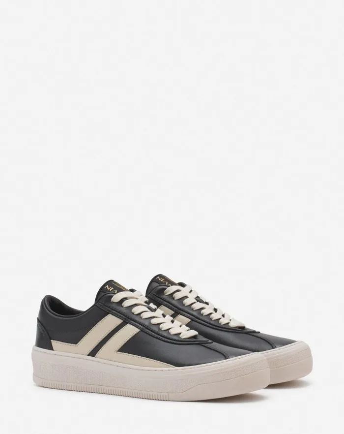 Men Lanvin Sneakers Leather Cash Sneakers Lanvin X Future For Men Dark Greybeige Men Lanvin Sneakers Leather Cash Sneakers Lanvin X Future For Men Dark Greybeige