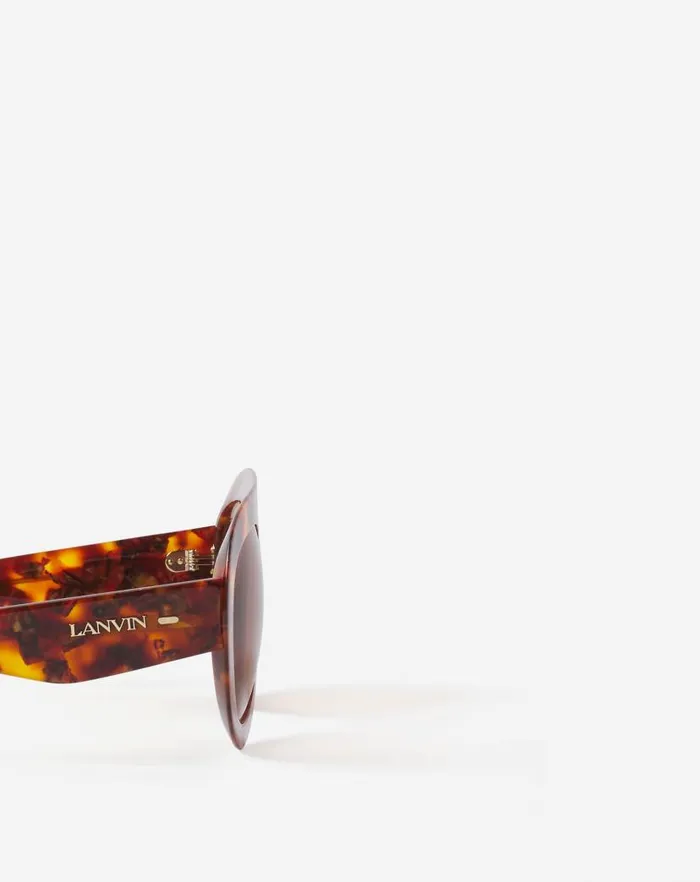 Men Lanvin Sunglasses Aviator Sunglasses Amberturtoise
