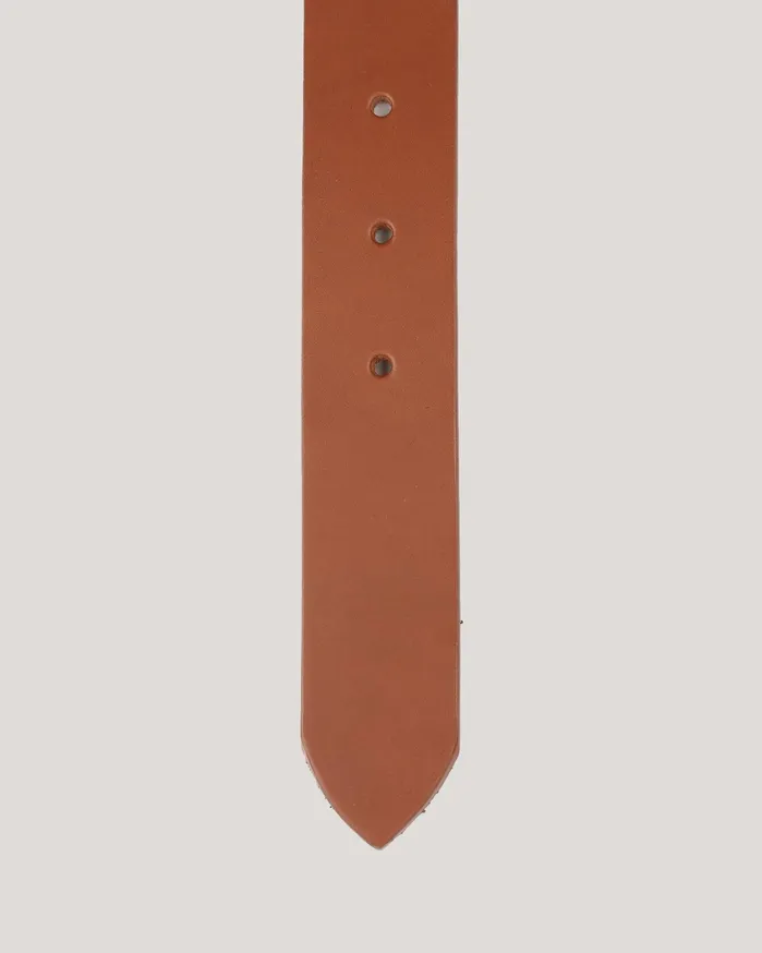 Men Leather Belt Tan YMC Belts