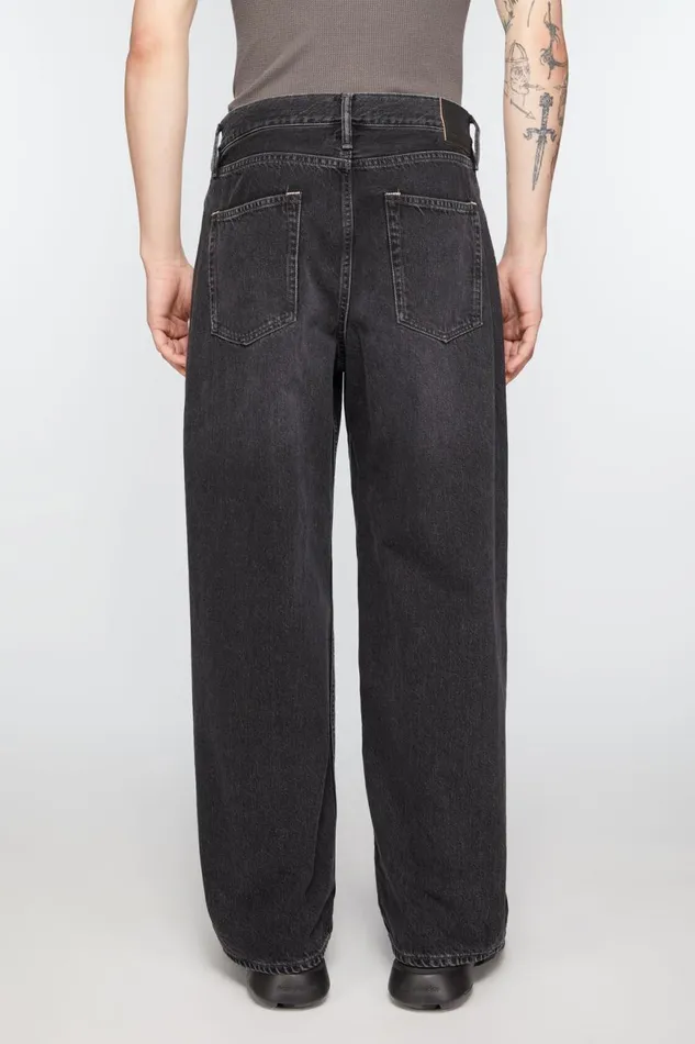 Men Loose Fit Jeans 8211 1981M Black Acne Studios Jeans