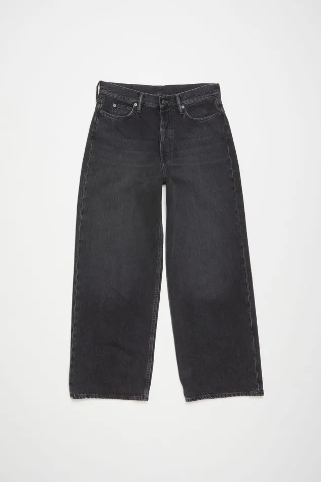 Men Loose Fit Jeans 8211 1981M Black Acne Studios Jeans