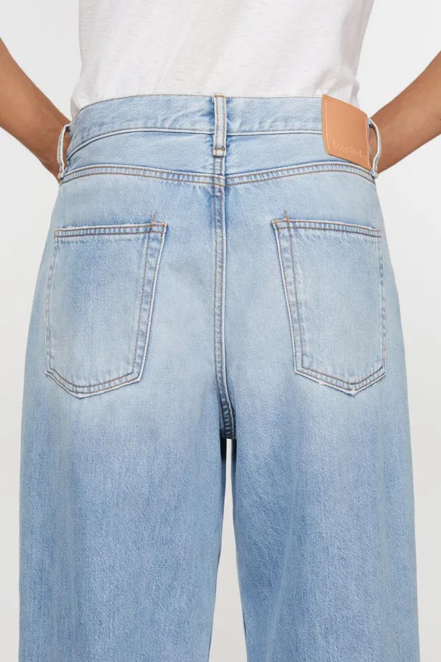 Men Loose Fit Jeans 8211 1981M Light Blue Acne Studios Jeans