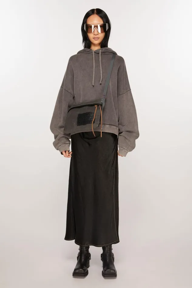 Men Mini Messenger Bag Greyblack Acne Studios Bags