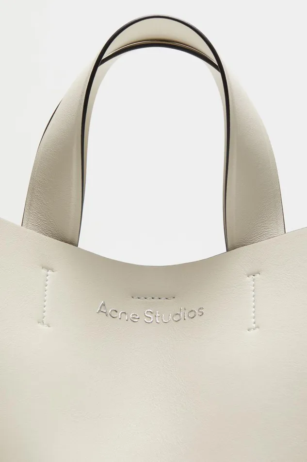 Men Musubi Midi Tote Whiteblack Acne Studios Bags