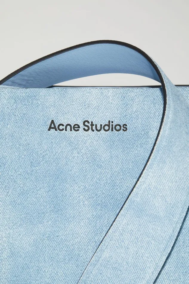 Men Musubi Mini Shoulder Bag Light Blue Acne Studios Bags