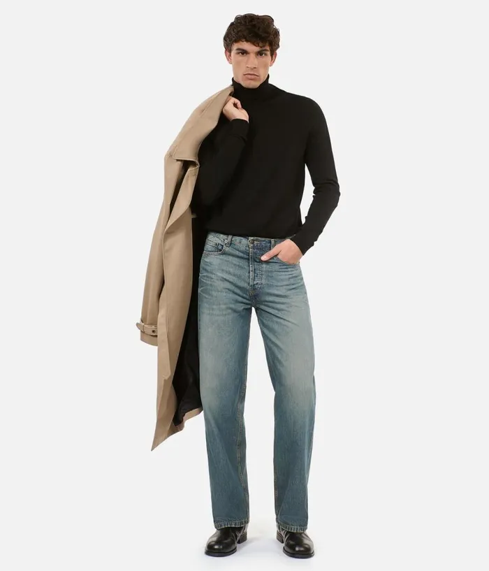 Men Pants and Shorts THE KOOPLES Light Blue Straight Jeans