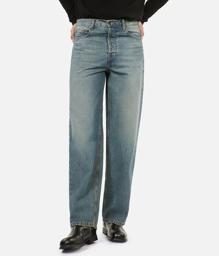 Men Pants and Shorts THE KOOPLES Light Blue Straight Jeans Men Pants and Shorts THE KOOPLES Light Blue Straight Jeans