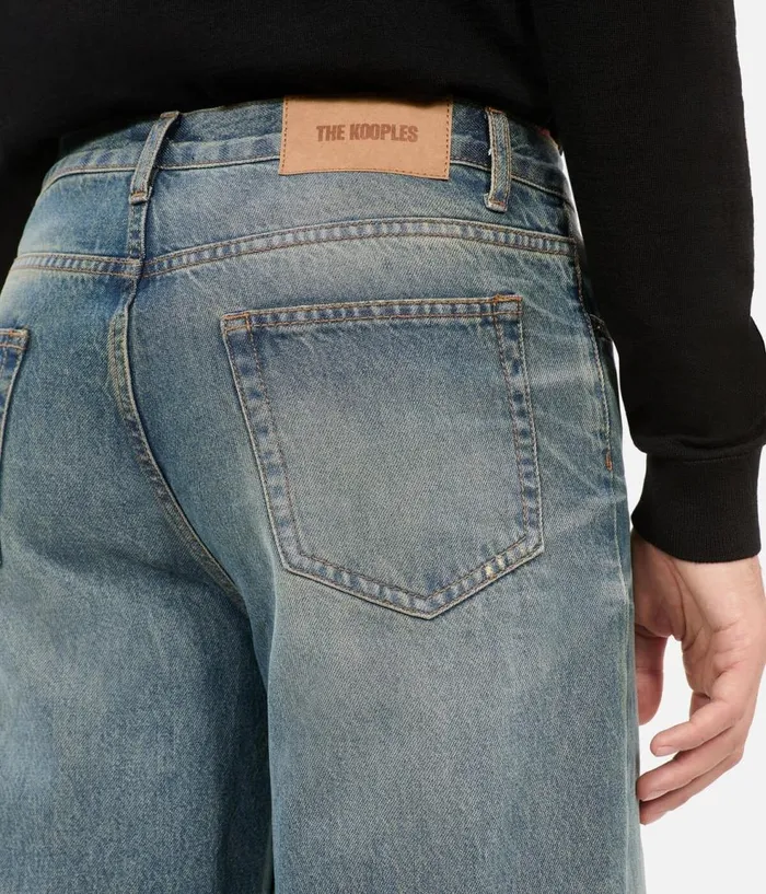 Men Pants and Shorts THE KOOPLES Light Blue Straight Jeans Men Pants and Shorts THE KOOPLES Light Blue Straight Jeans