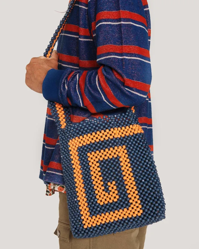 Men Pilgrim Bag Blue Multi YMC Bags and Wallets