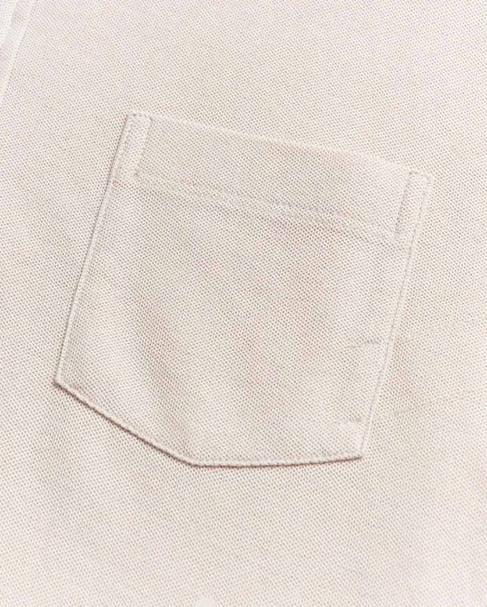 Men Pique Pensacola Polo Natural Billy Reid Polos Tees and Henleys