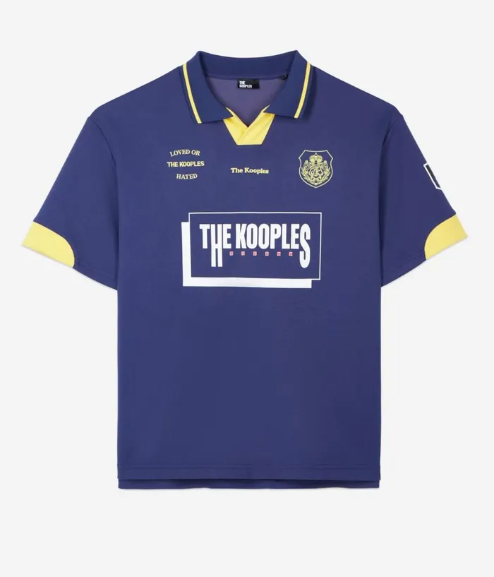 Men Polos THE KOOPLES TK Team Blue Polo Tshirt Men Polos THE KOOPLES TK Team Blue Polo Tshirt