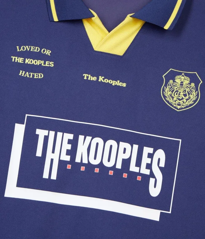 Men Polos THE KOOPLES TK Team Blue Polo Tshirt Men Polos THE KOOPLES TK Team Blue Polo Tshirt
