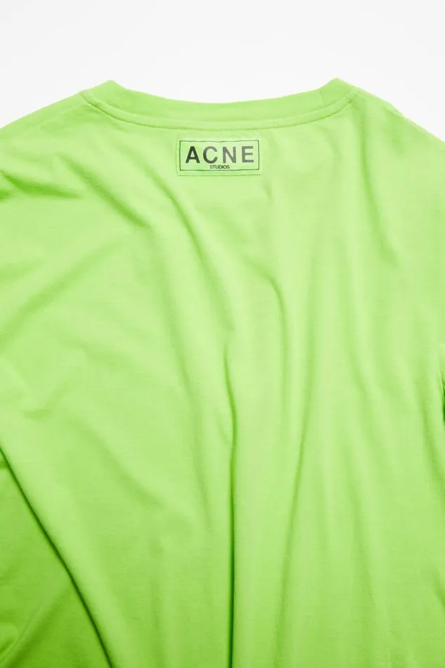 Men Printed Tshirt Sharp Green Acne Studios Tshirts