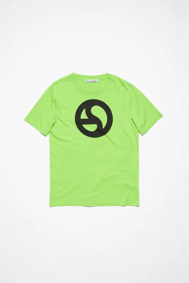 Men Printed Tshirt Sharp Green Acne Studios Tshirts