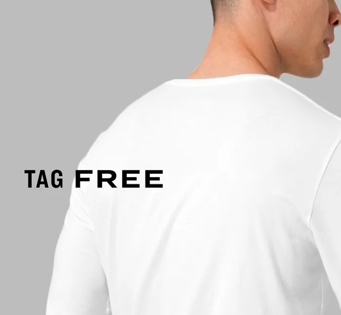 Men Ready For Everything Long Sleeve Crew Neck Tee White Shirt 1 Pack Pair Of Thieves Classic Fit Tees