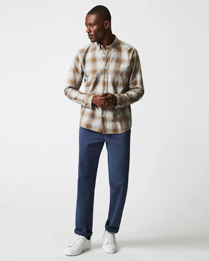 Men Shadow Plaid Tuscumbia Shirt Bd Greymulti Billy Reid Shirting