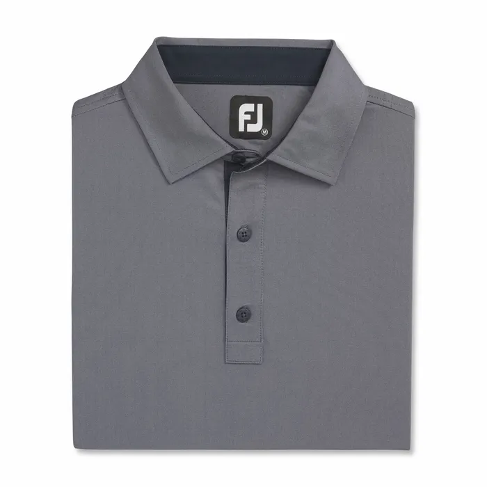 Men Shirts FootJoy Banded Sleeve Birdseye