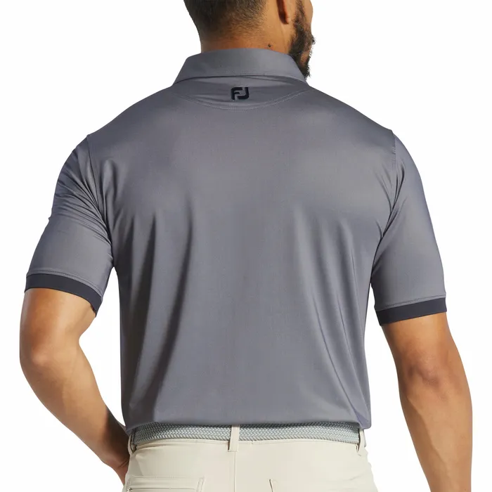 Men Shirts FootJoy Banded Sleeve Birdseye