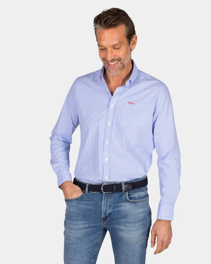 Men Shirts NZA New Zealand Auckland Light Blue Cotton Shirt 8211 Light Blue