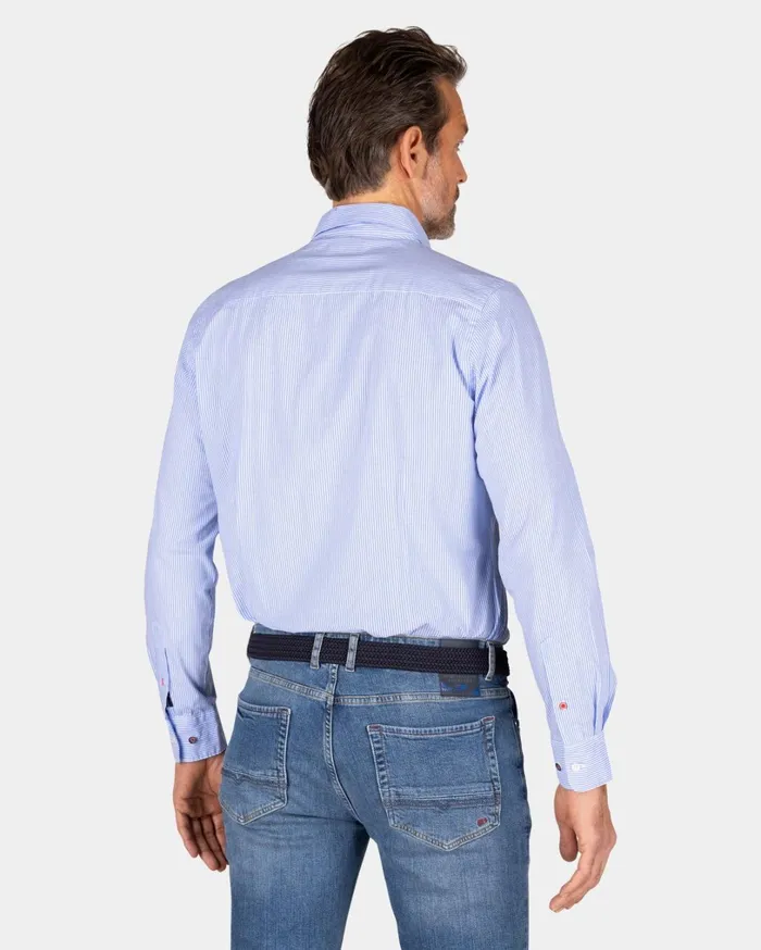 Men Shirts NZA New Zealand Auckland Light Blue Cotton Shirt 8211 Light Blue