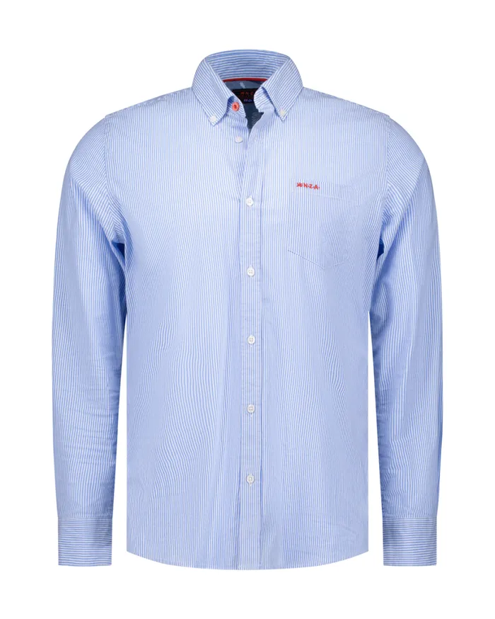 Men Shirts NZA New Zealand Auckland Light Blue Cotton Shirt 8211 Light Blue