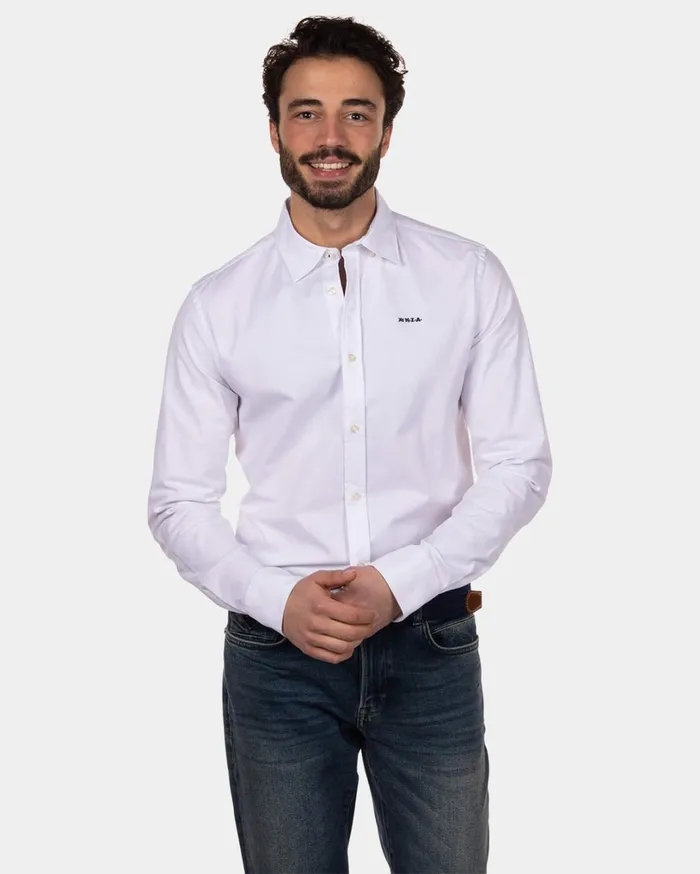Men Shirts NZA New Zealand Auckland Wouters Pond 8211 White