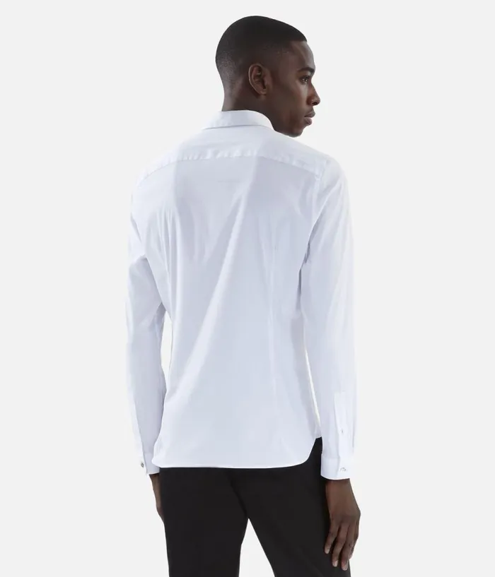 Men Shirts THE KOOPLES Formal White Poplin Shirt Men Shirts THE KOOPLES Formal White Poplin Shirt