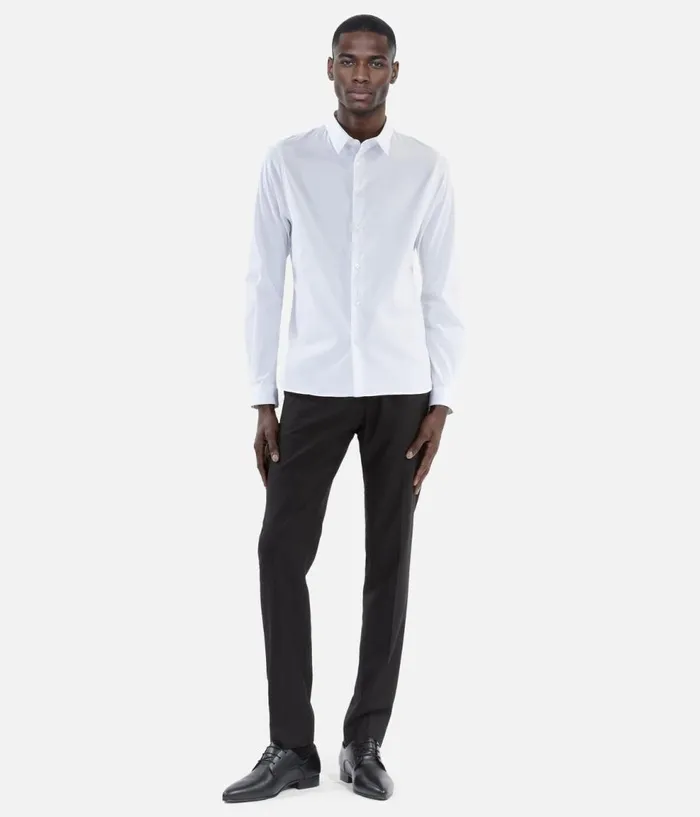 Men Shirts THE KOOPLES Formal White Poplin Shirt Men Shirts THE KOOPLES Formal White Poplin Shirt