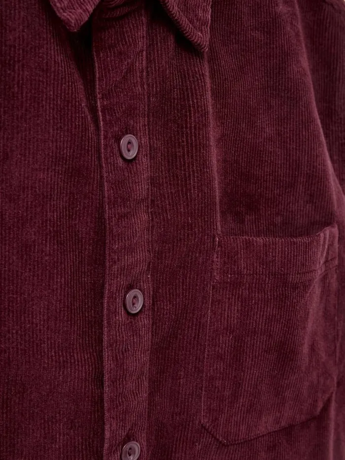 Men SHIRTS White Stuff Whitwick Cord Shirt Dk Red