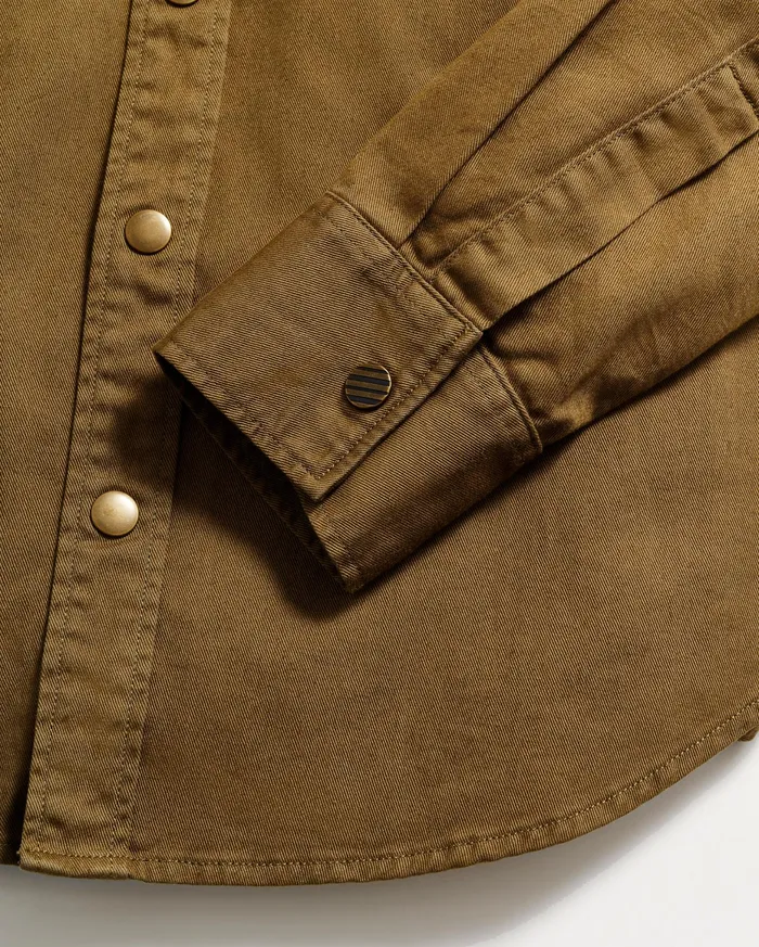 Men Shoals Twill Shirt Slate Green Billy Reid Shirting