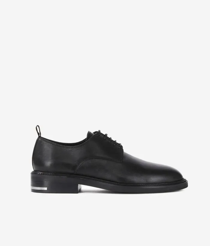 Men Shoes THE KOOPLES Black Leather Laceup Shoes