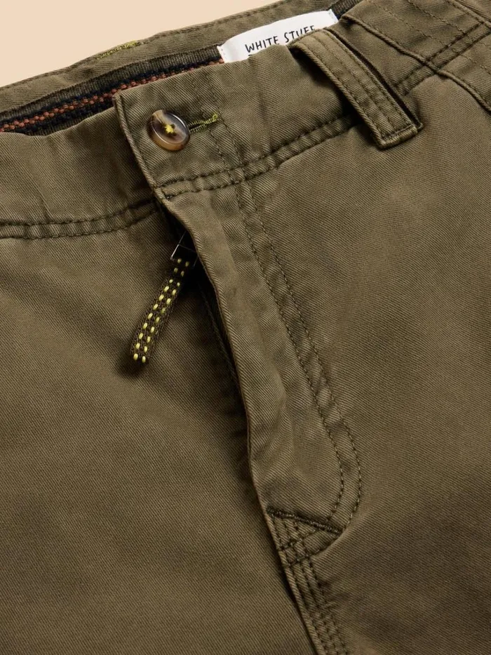 Men SHORTS White Stuff Halsall Organic Cargo Short Khaki Green Men SHORTS White Stuff Halsall Organic Cargo Short Khaki Green