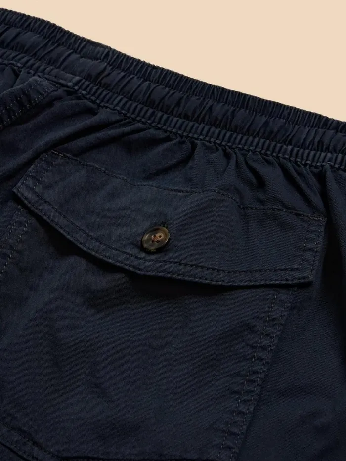 Men SHORTS White Stuff Palmer Drawstring Short Dark Navy