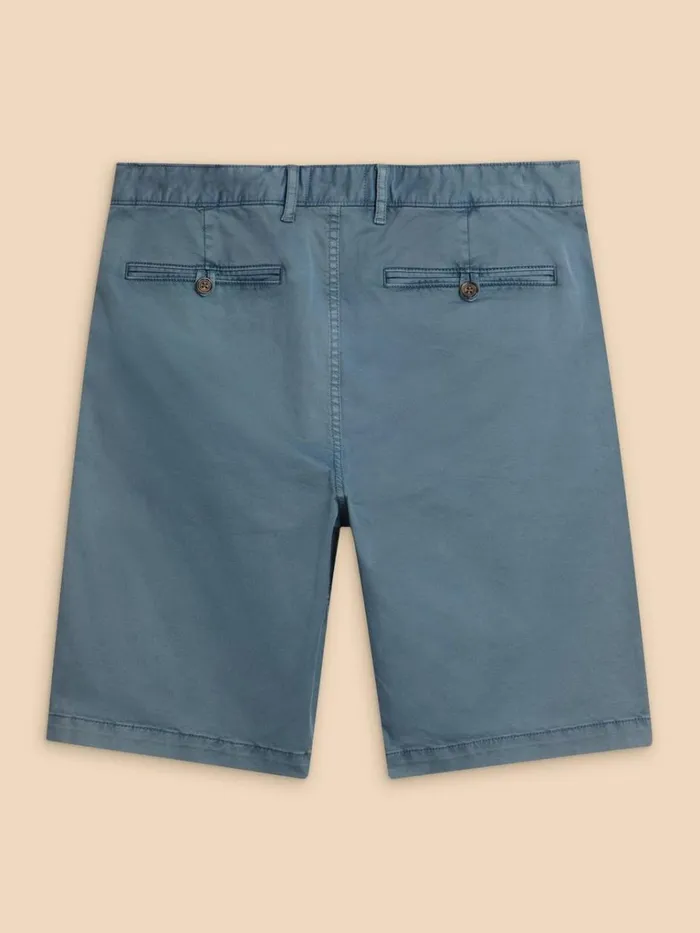 Men SHORTS White Stuff Sutton Organic Chino Short Mid Blue