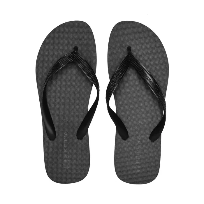Men Slippers Man 4121 FLIP FLOPS FlipFlop TOTAL BLACK Superga Flip Flop