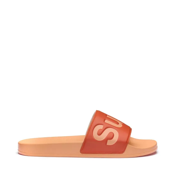 Men Slippers Unisex 1908 SLIDES POLYSOFT SLIDE ORANGE MELONORANGE MD Superga Slippers