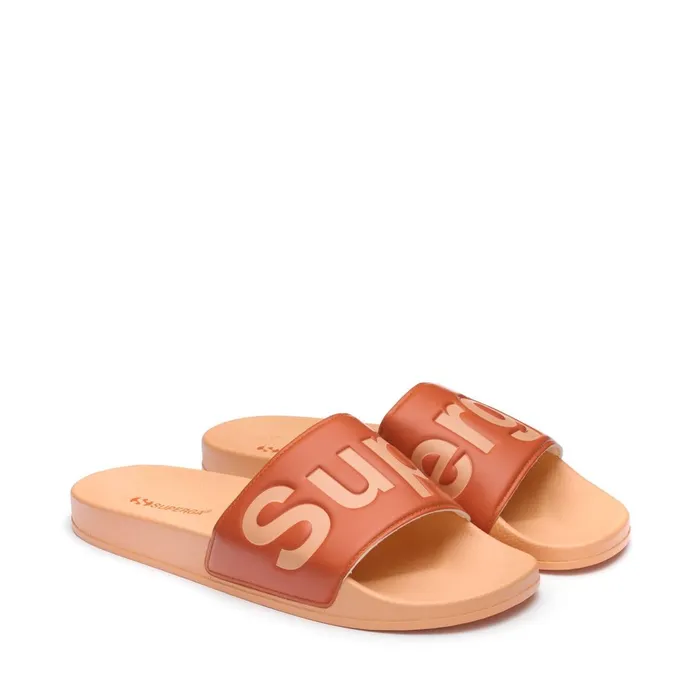 Men Slippers Unisex 1908 SLIDES POLYSOFT SLIDE ORANGE MELONORANGE MD Superga Slippers