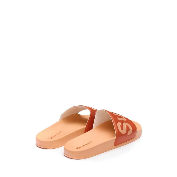 Men Slippers Unisex 1908 SLIDES POLYSOFT SLIDE ORANGE MELONORANGE MD Superga Slippers