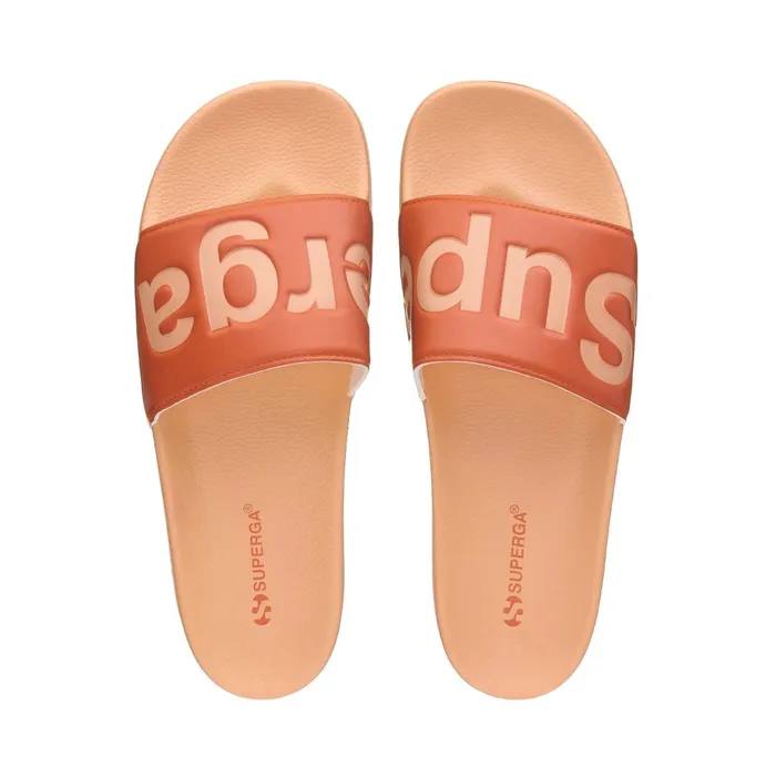 Men Slippers Unisex 1908 SLIDES POLYSOFT SLIDE ORANGE MELONORANGE MD Superga Slippers