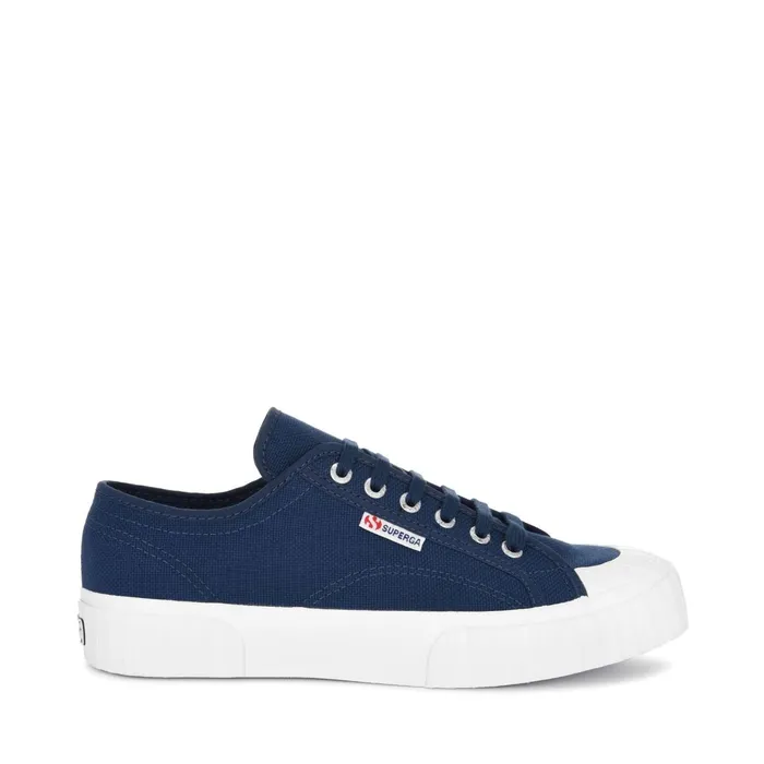 Men Sneakers Unisex 2630 STRIPE Low Cut BLUE INSIGNIA Superga Low Cut