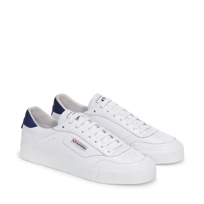Men Sneakers Unisex 3843 COURT Low Cut WHITEBLUE SPECTRUM Superga Low Cut