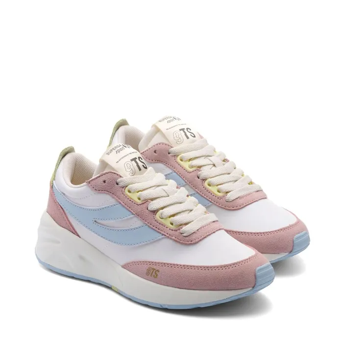 Men Sneakers Unisex 4089 TRAINING 9TS SLIM Low Cut PINK ISHGREY LILLASUNNY LIMEWHITE AVORIO Superga Low Cut