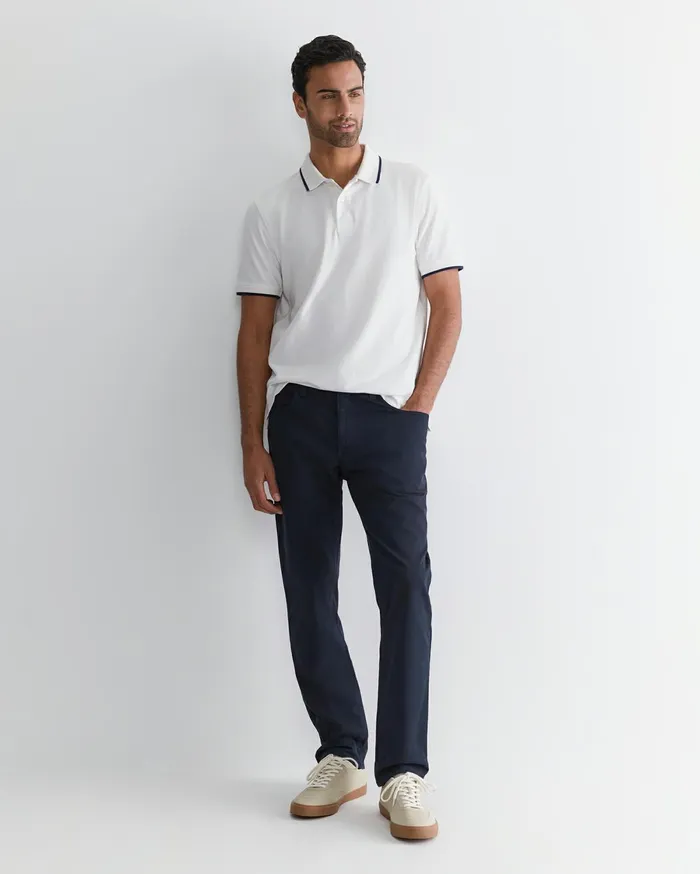 Men Sportscraft Pants Bedford Jean French Navy