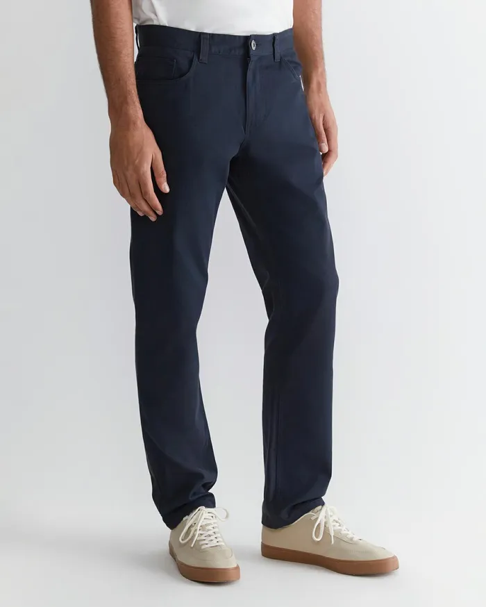 Men Sportscraft Pants Bedford Jean French Navy