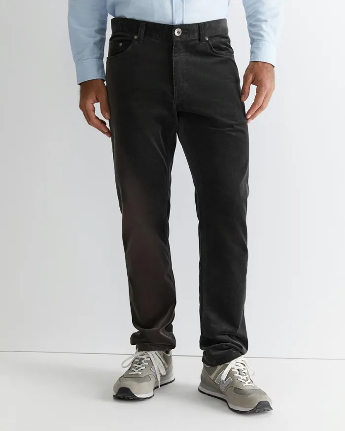 Men Sportscraft Pants Cooper Cord Greystone
